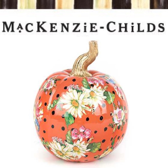 MacKenzie-Childs Other - Mackenzie-Childs Flower Market Pumpkin Small